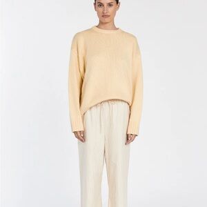 Dissh Butter Yellow Knit Sweater